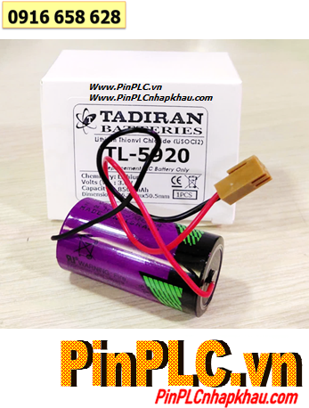 Tadiran TL-5920; Pin nuôi nguồn PLC Tadiran TL-5920 lithium 3.6v C 8500mAh _Xuất xứ Israel